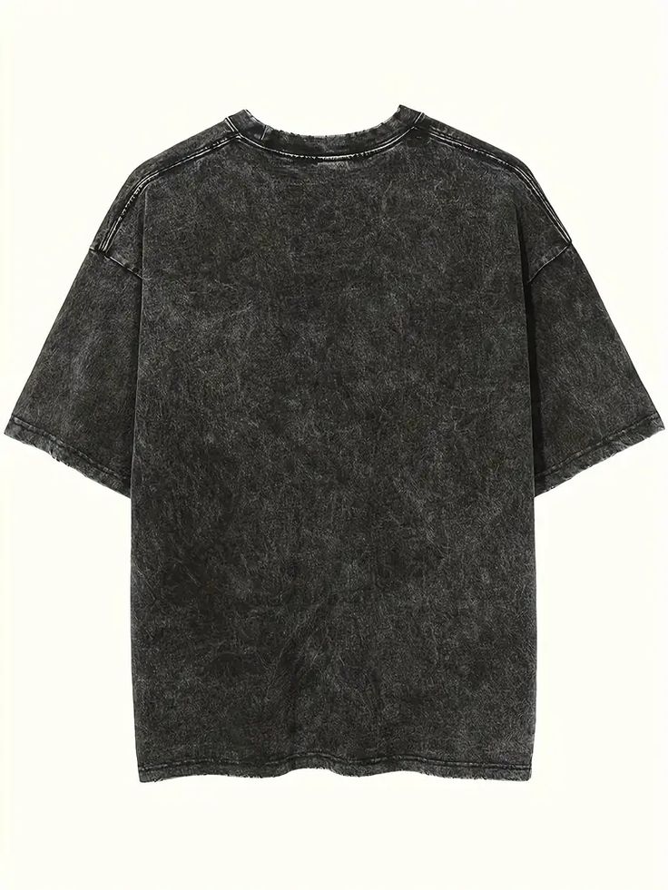 Vintage Washed Black Oversized T-Shirt for Men & Women